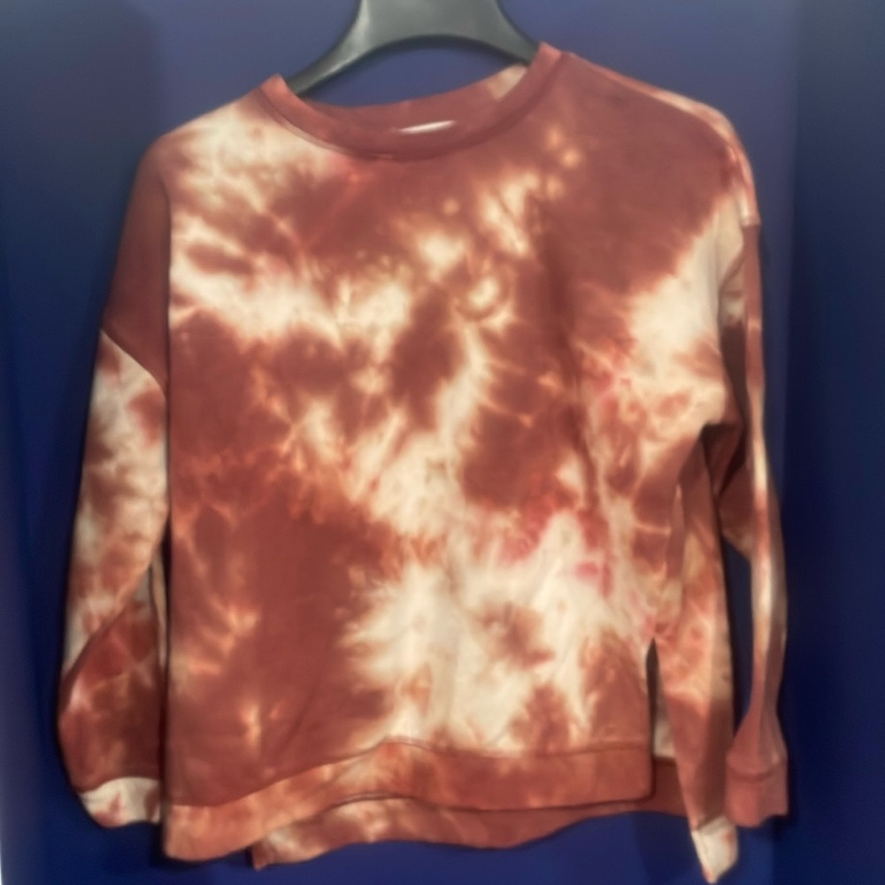 Pink Rose Tie Dye Sweat Suit Size S